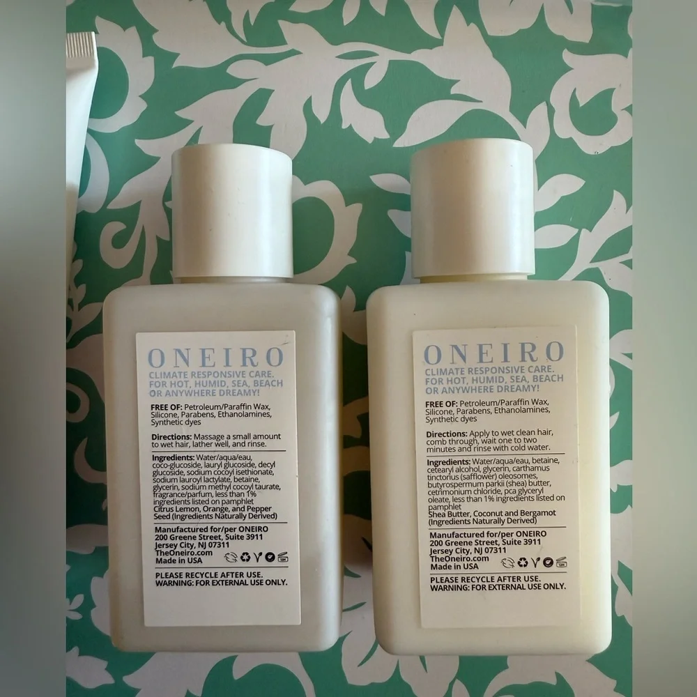ONEIRO  Sunchasers #4 Piece Set & A Travel Bag .